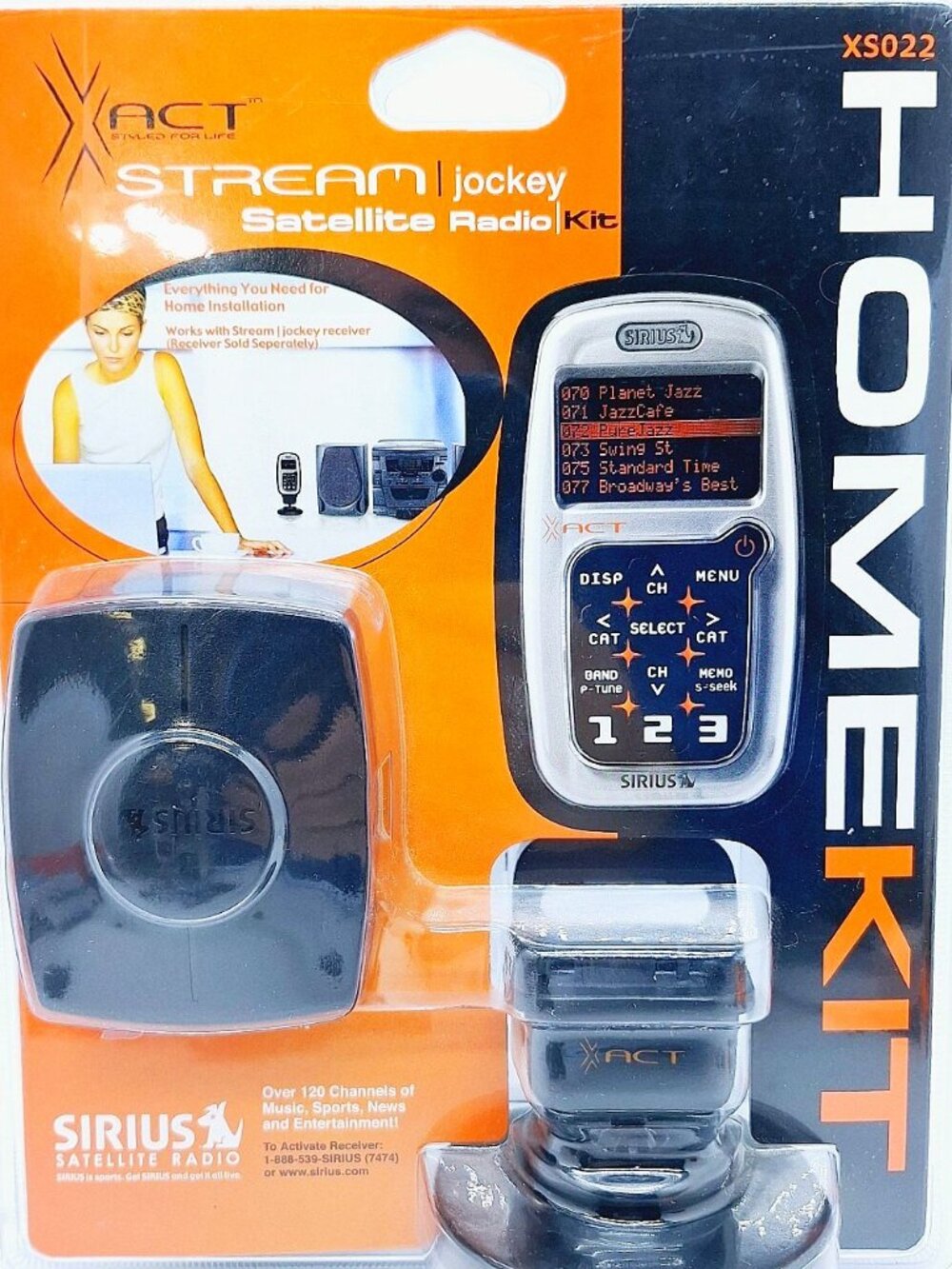 [NEW] Xact XS022 Home Kit For the XTR1 Stream Jockey SIRIUS tuner (NO RECIEVER)